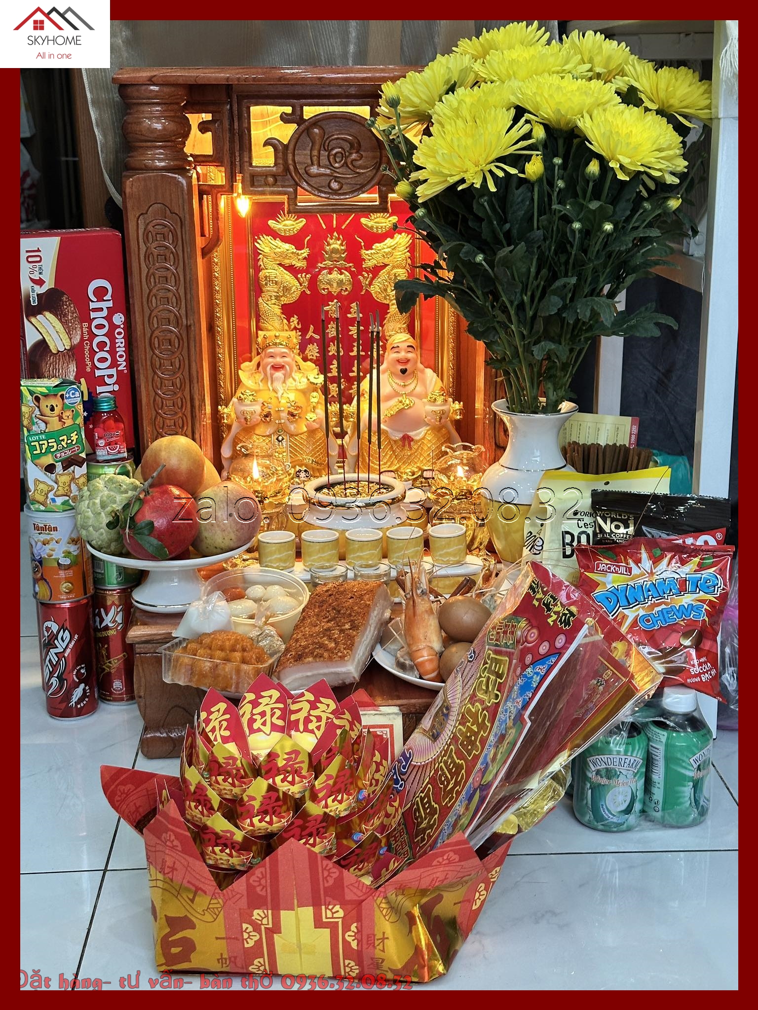 BÀN THỜ THẦN TÀI ĐẶT TỰA CẦU THANG – NÊN HAY KHÔNG?